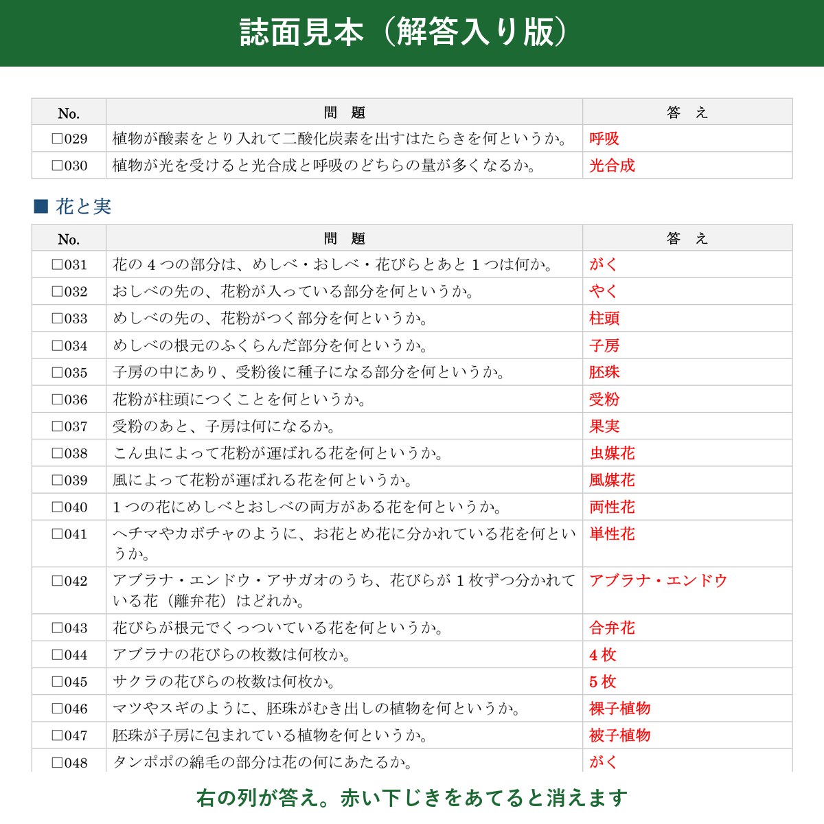 誌面見本(解答入り版)