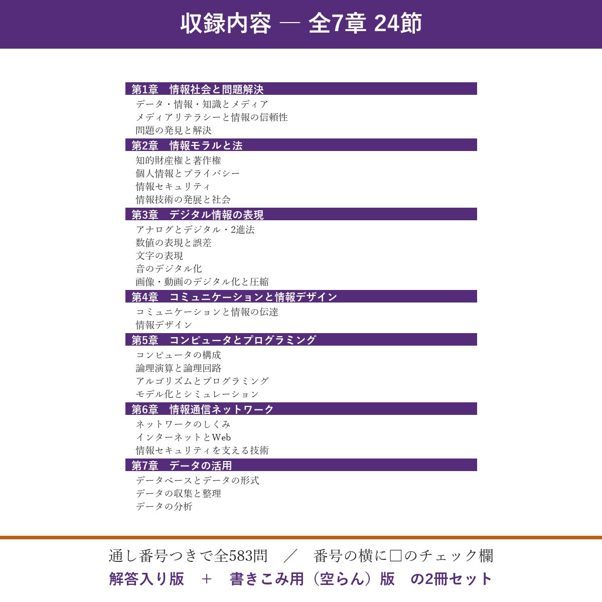 収録内容(全7章24節)