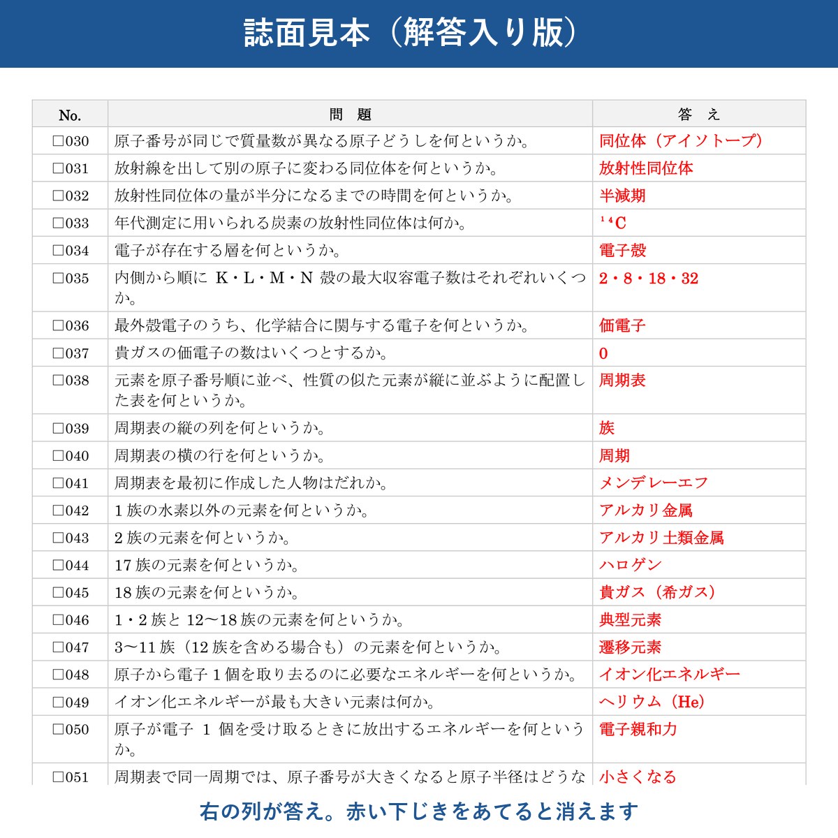 誌面見本(解答入り版)