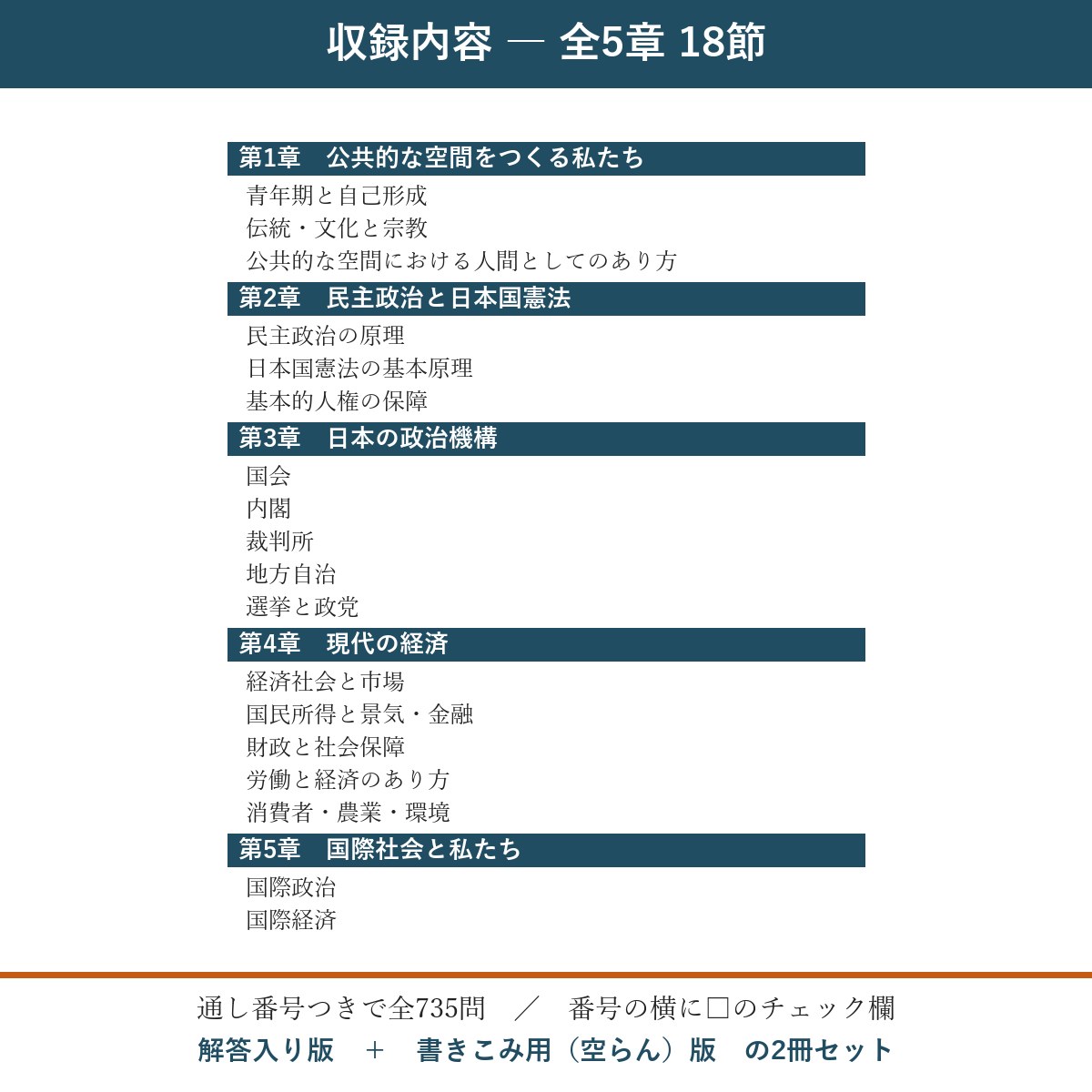 収録内容(全5章18節)