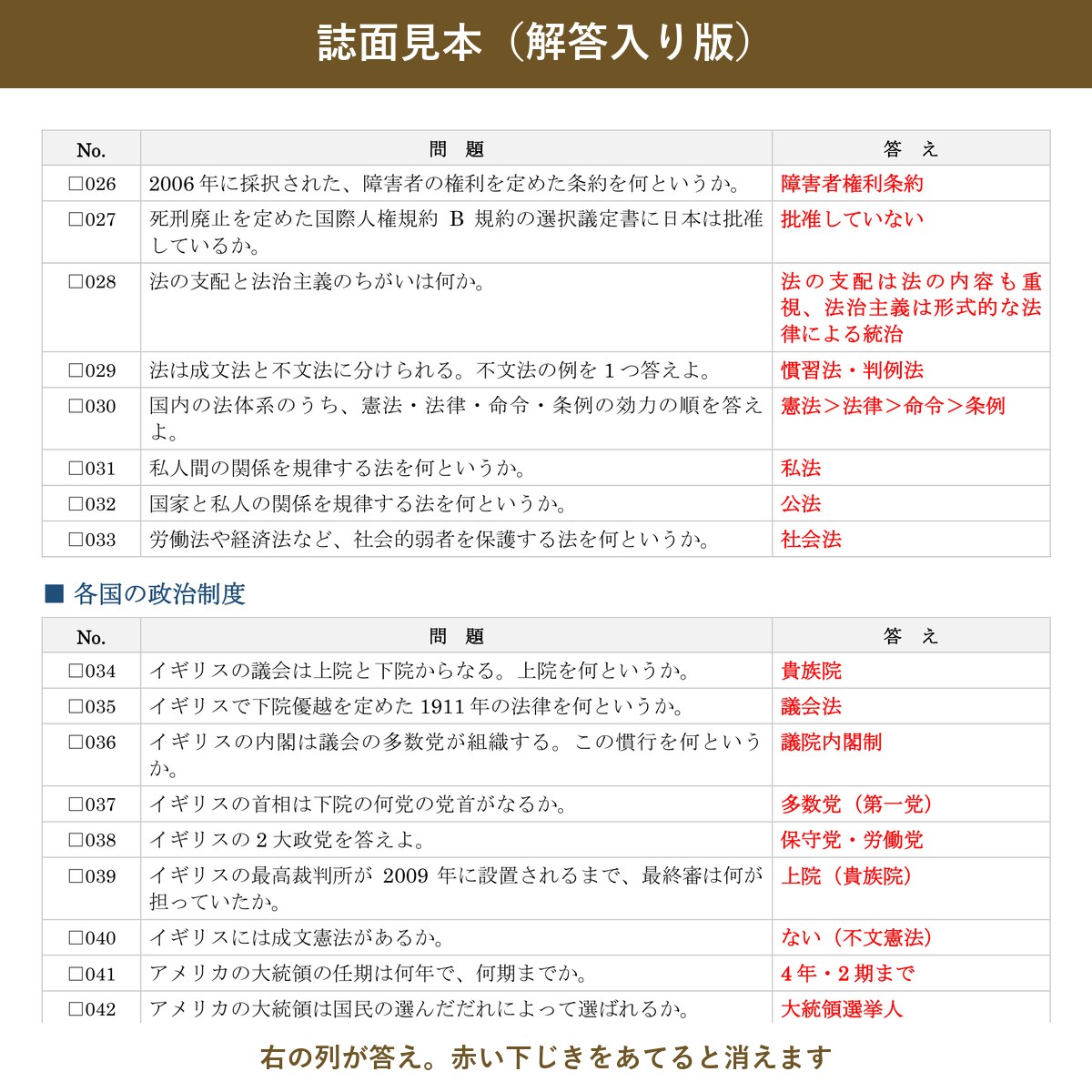 誌面見本(解答入り版)